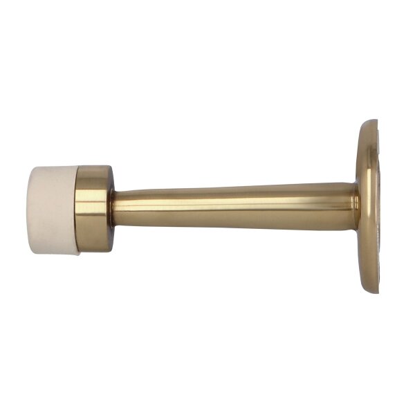 Goldener Wand-Türstopper Gummipuffer Wandschutz Klinkenschutz 73mm Türstopper  inkl. Befestigungsmaterial