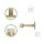 Goldener Wand-Türstopper Gummipuffer Wandschutz Klinkenschutz 73mm Türstopper  inkl. Befestigungsmaterial