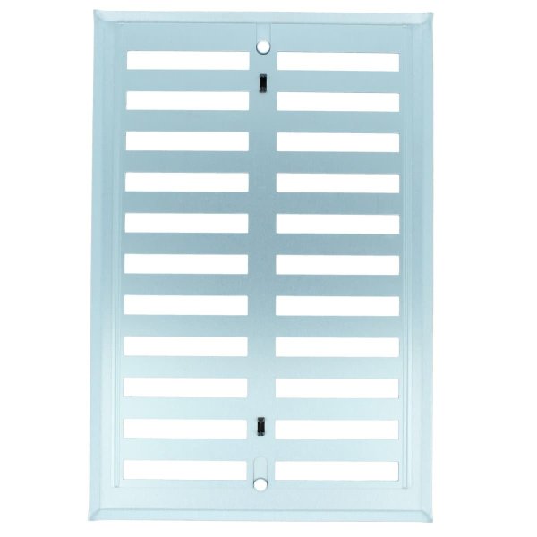 Aluminium Lüftungsgitter Schieblüftung Abluftgitter Schraubgitter Raumventilation Weiß 170mm x 250mm