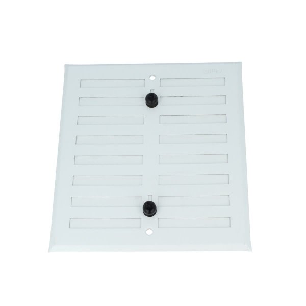 Aluminium Lüftungsgitter Schieblüftung Abluftgitter Schraubgitter Raumventilation Weiß 170mm x 190mm