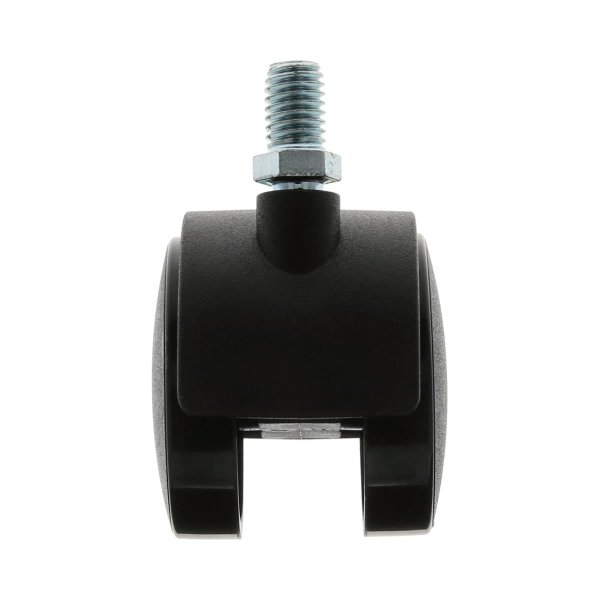 Möbelrolle Kunststoff Gewindestift Lenkrolle Ersatzrolle div. Durchmesser Möbeltransportrolle Ø40mm M6 4er-Pack