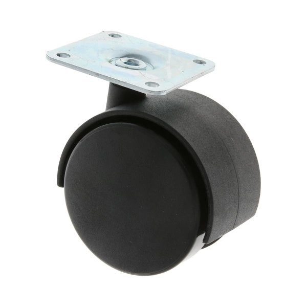 Bodenrolle Möbelrolle div Größen einzeln 4er Pack Ersatzrolle Kunststoffrolle Lenkrolle Ø50mm einzeln