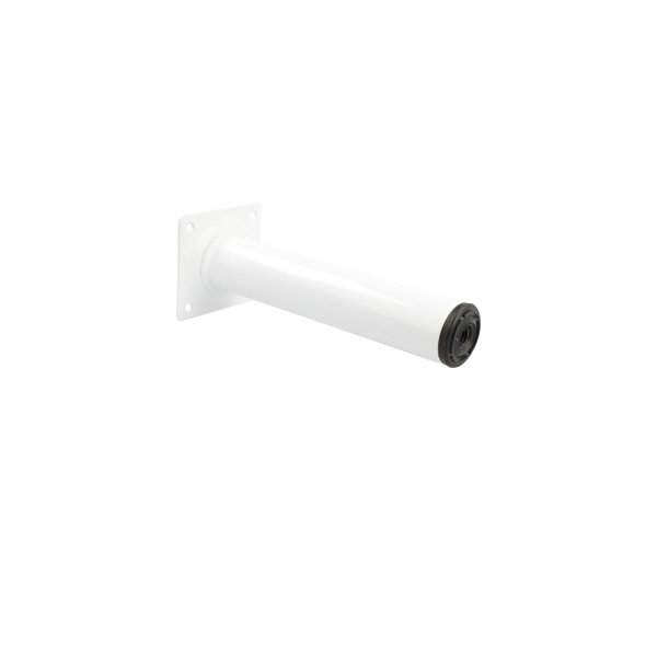 Runder Möbelfuss ø 30mm Weiss Metallstütze Sofafuss Möbelbein Tischbein Möbelstempel Höhe 150mm