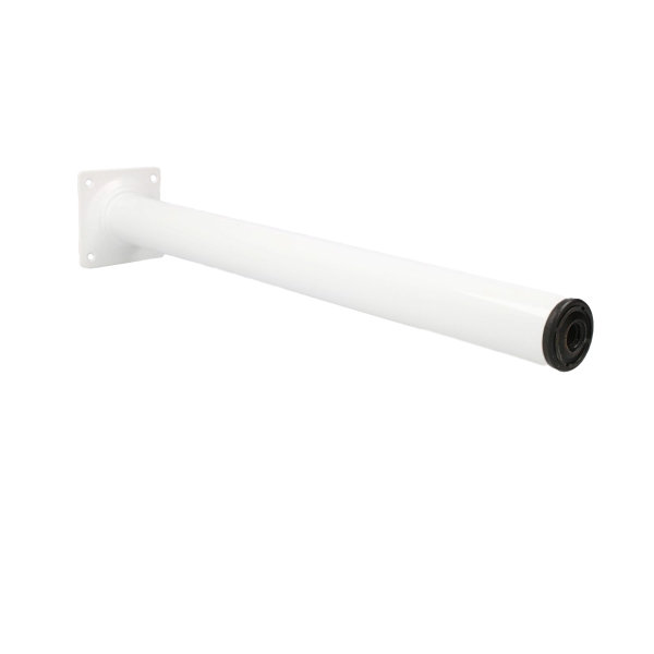 Runder Möbelfuss ø 30mm Weiss Metallstütze Sofafuss Möbelbein Tischbein Möbelstempel Höhe 350mm