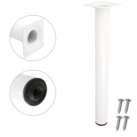 Runder Möbelfuss ø 30mm Weiss...
