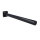 Möbelbein Tischbein Möbelfuss ø30mm rund Schwarz Sofafuss Bettstütze Metall Tischstütze 350mm Höhe