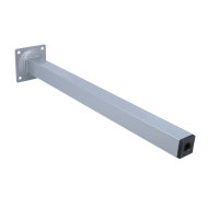 Tischbein Silber Möbelfuss Eckig 25x25mm...