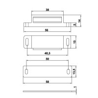 Magnetschnäpper Möbelmagnet Türmagnet...