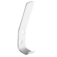 Kleiderhaken Mantelhaken Weiß pulverbeschichtet...