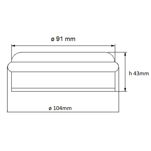 Türstopper Bodentürstopper Türhalter flach verschiedene Farben ø 104mm Wandstopper Edelstahl Optik