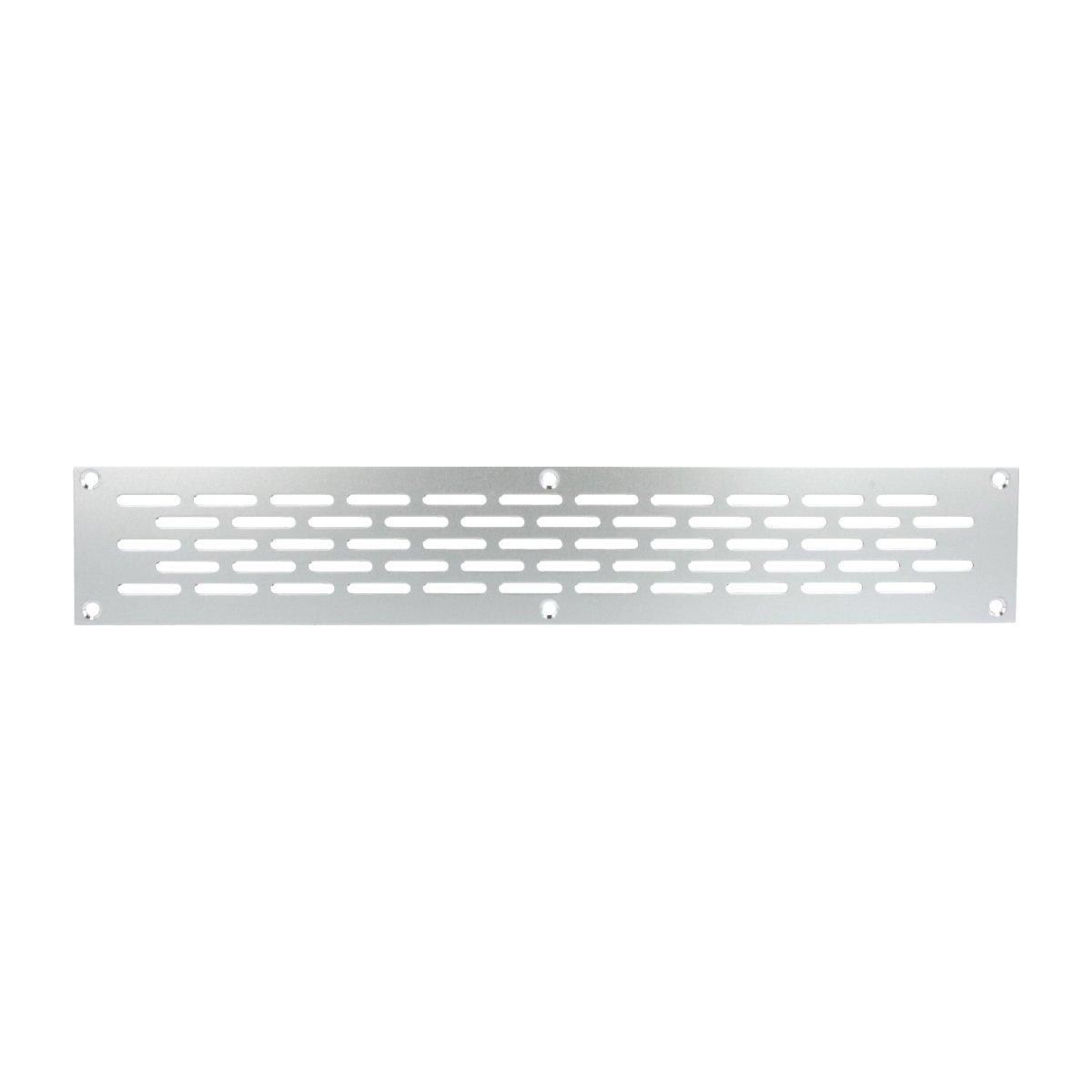 MS Beschläge Aluminium Lochblech – Lüftungsgitter 60mm Breit, Silber Eloxiert
