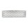 Aluminium Lochblech 200x60mm F1 Lüftungsgitter Lochung 20x3mm silber eloxiert