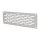 Aluminium Lochblech 200x60mm F1 Lüftungsgitter Lochung 20x3mm silber eloxiert