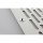 Aluminium Lochblech 200x60mm F1 Lüftungsgitter Lochung 20x3mm silber eloxiert