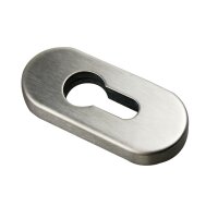 Schieberosette Edelstahl Schutzrosette PZ Rosette matt...