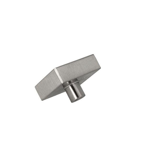 Möbelknopf Schubladenknopf Schrankknopf Knopf massiv Edelstahl 32mm x 32mm