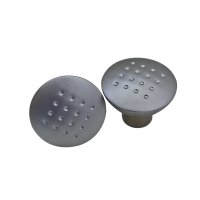 Chrom matter Möbelknopf aus Metall Schubladenknopf...