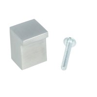 Möbelknopf aus Edelstahl 19mm x 19mm Schrankknopf...
