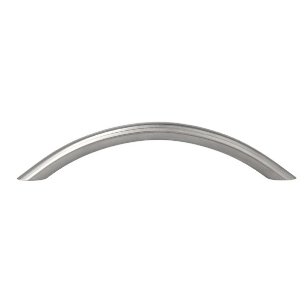 Möbelgriff 128mm La Schubladengriff ø 10mm Edelstahl matt gebürstet Miami-128