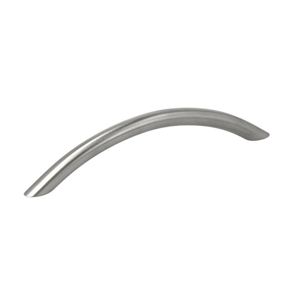 Möbelgriff 128mm La Schubladengriff ø 10mm Edelstahl matt gebürstet Miami-128
