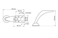 Möbelfuss Stützfuss Sofafuss Tischbein...