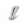 Sofafuß Chrom glänzend 90mm Höhe - Metall Möbelbein Möbelfuß modern - Sofastütze Bodenschoner