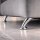 Sofafuß Chrom glänzend 90mm Höhe - Metall Möbelbein Möbelfuß modern - Sofastütze Bodenschoner