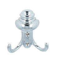 Kleiderhaken Chrom glänzend Wandhacken Huthacken...