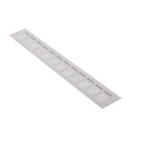 Lüftungsgitter 60x480mm Silber Stegblech gerade...