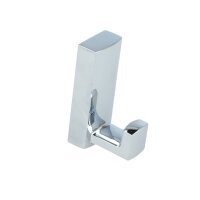 Kleiderhaken aus Metall Chrom glänzend Mantelhaken...
