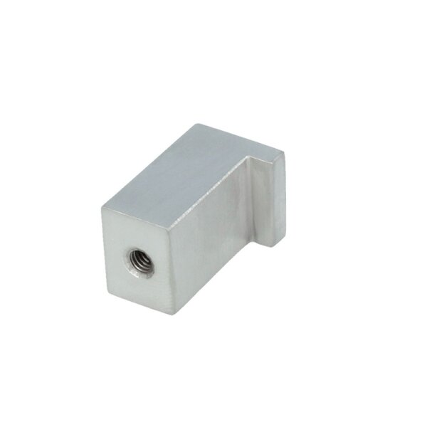 Möbelknopf aus Edelstahl 16mm x 16mm Schrankknopf Küchenknopf Türgriff Knopf