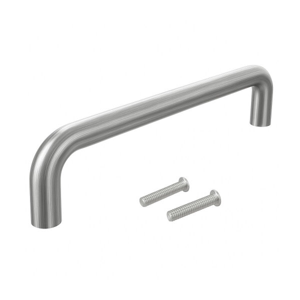 Möbelgriff Chicago Ø10mm Edelstahl massiv gebürstet Schrankgriff - DIY Bügelgriff 64mm Lochabstand