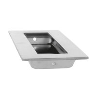 Griffmuschel Griffmulde Edelstahl Einlassmuschel Eckig...