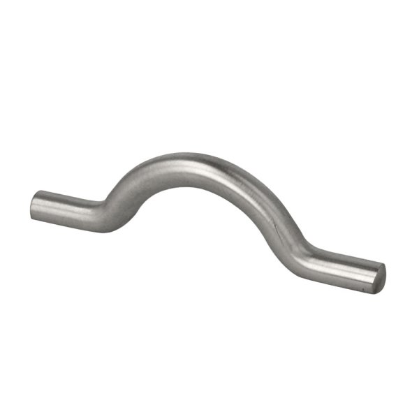 Möbelgriff Bogengriff La 64mm ø 10mm Edelstahl matt gebürstet massiv Mod.Madison